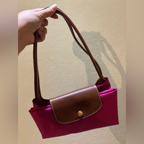 LIKE NEW LE PLIAGE ORIGINAL M TOTE BAG PINK - Picture 8 of 11